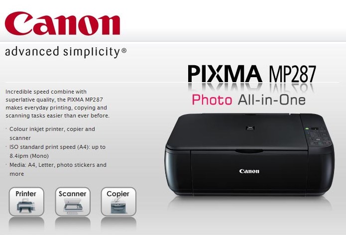 canon mp287 scanner driver download for mac